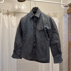 Waxed cotton over shirt jacket
